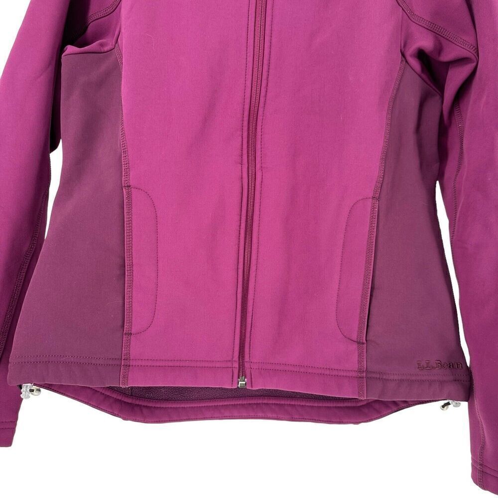 Ll Bean Jacket Soft Shell Size S Fleece Lined Ful… - image 6
